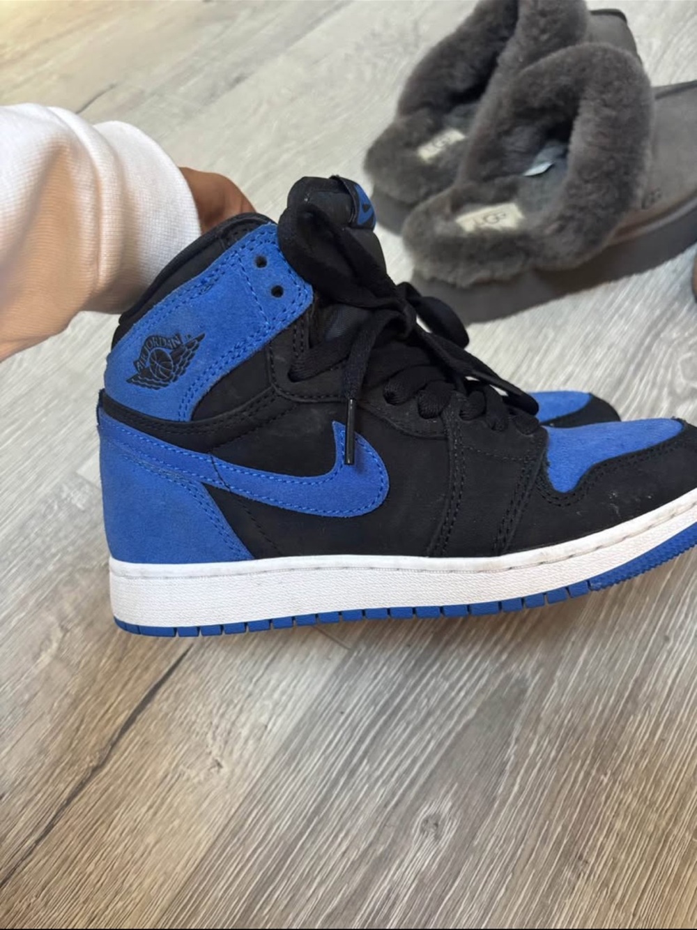 Jordan Kids' Sneaker High Top - Black & Royal Blue